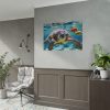 Swimming Sea Turtle Poster