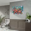 Christmas Nautical Starfish Poster