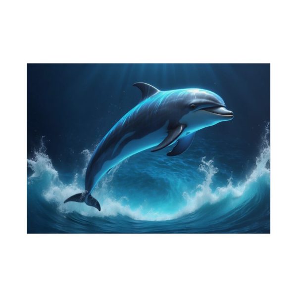 Dolphin Jump Poster