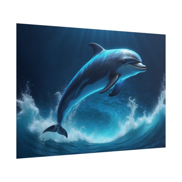 Dolphin Jump Poster