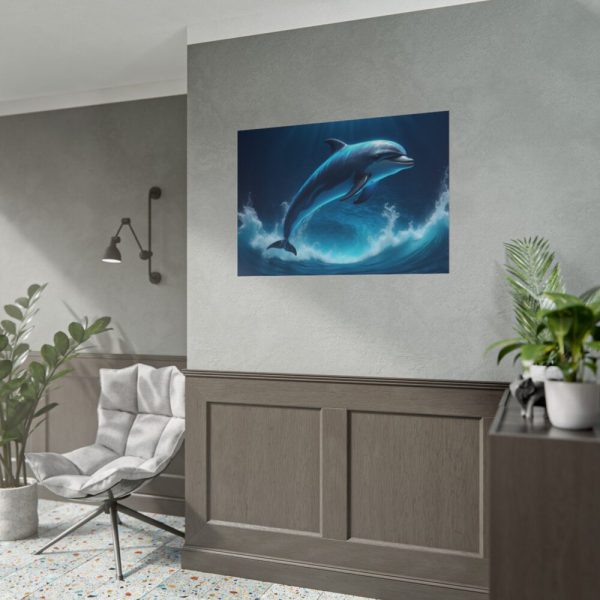 Dolphin Jump Poster