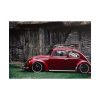 101875-85.jpg Red Old Beetle Car Poster