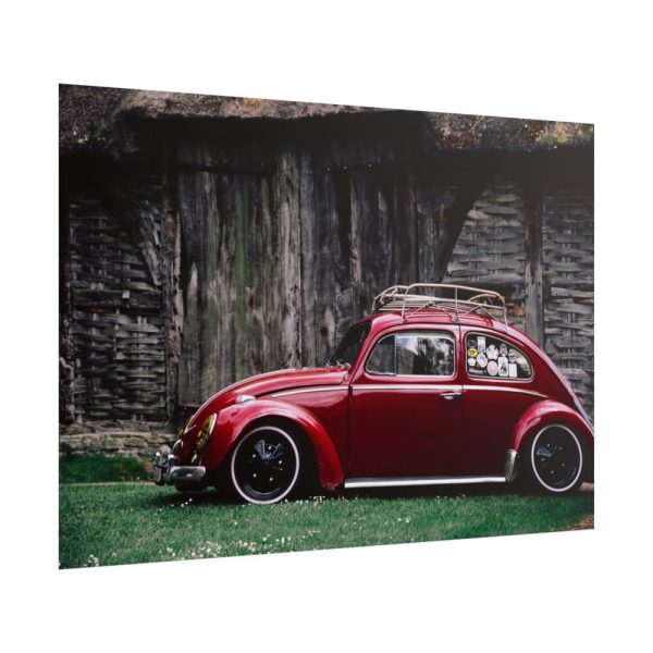 101875-87.jpg Red Old Beetle Car Poster