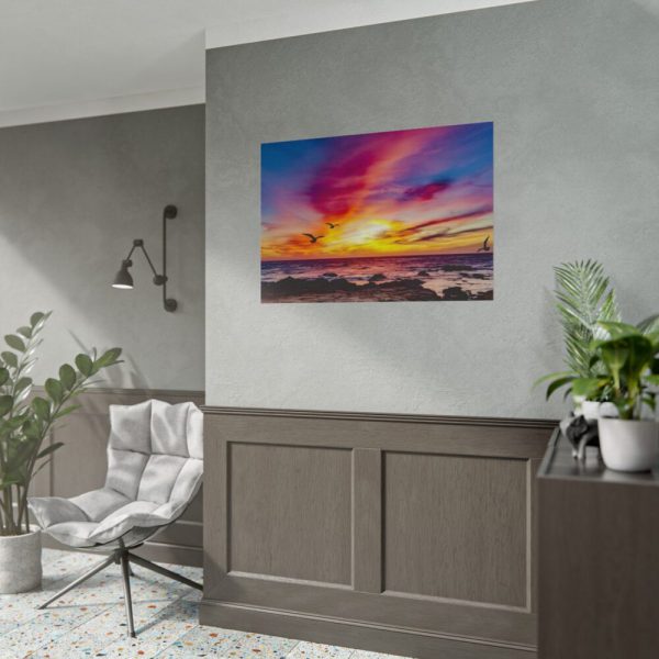 101875-99.jpg Pink Sky Sunset Poster