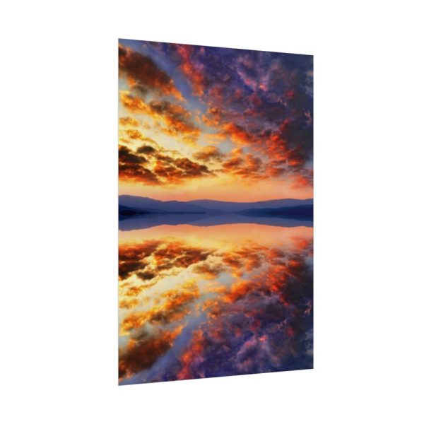 101894-12.jpg Water Reflection Sunset Poster