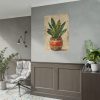 101894-134.jpg Snake Plant In Pot Art Poster