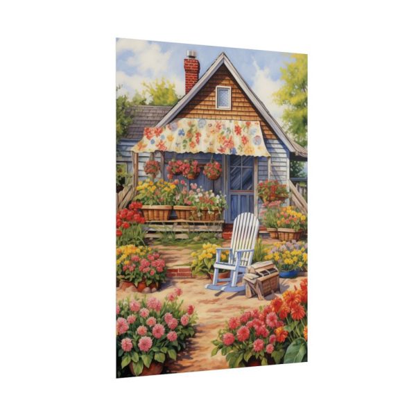 101894-147.jpg Country Garden Home Art Poster
