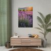 Lavender Flowers Field Poster