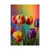 101894-195.jpg Rainbow Tulips Poster