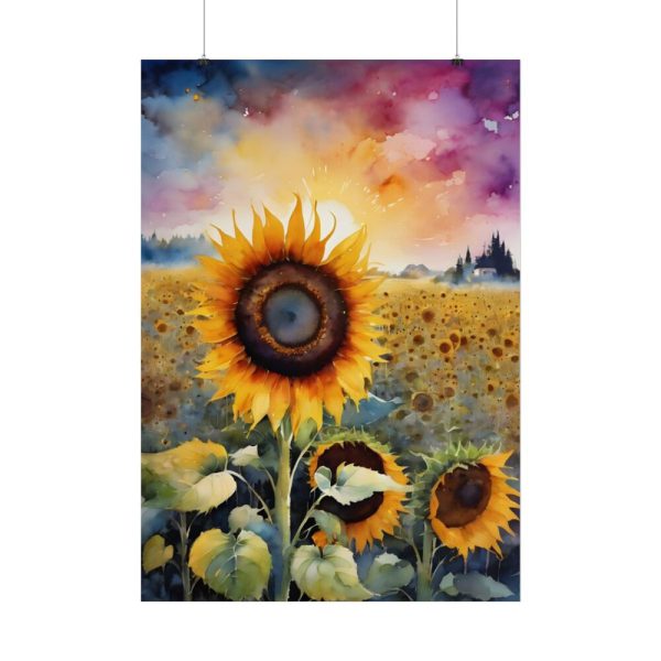 Sunflowers Nature Poster
