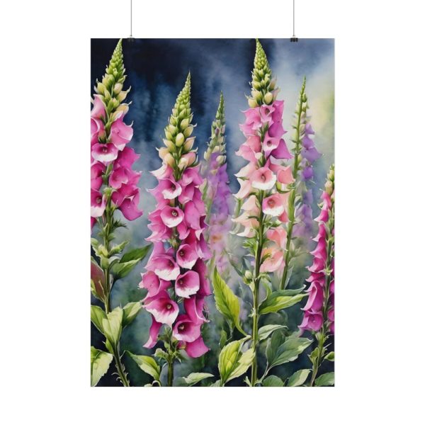 101894-206.jpg Foxglove Wildflowers Poster
