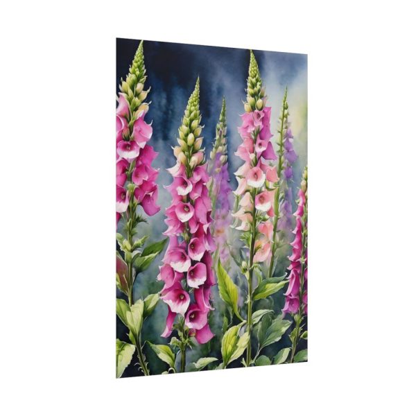 101894-207.jpg Foxglove Wildflowers Poster