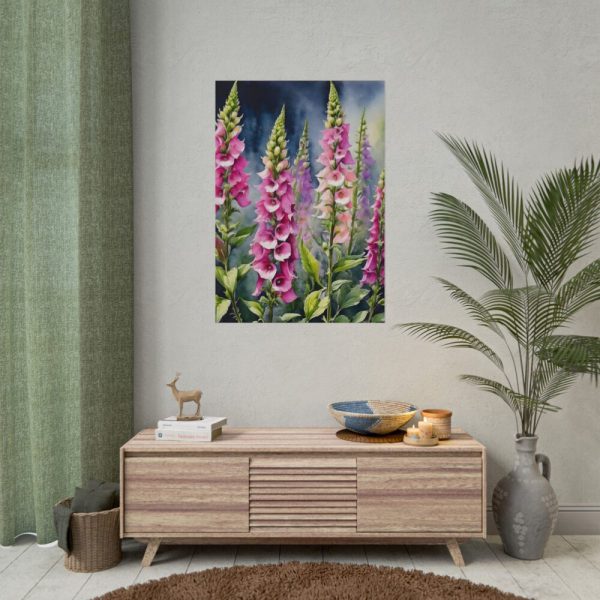 101894-208.jpg Foxglove Wildflowers Poster