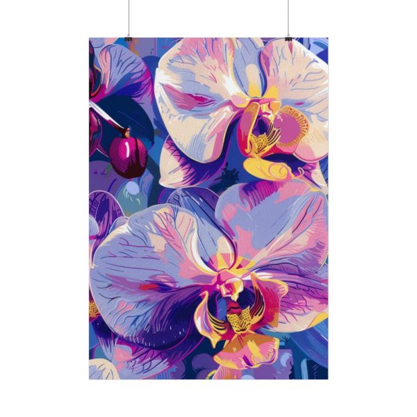 101894-241.jpg Colorful Orchid Poster