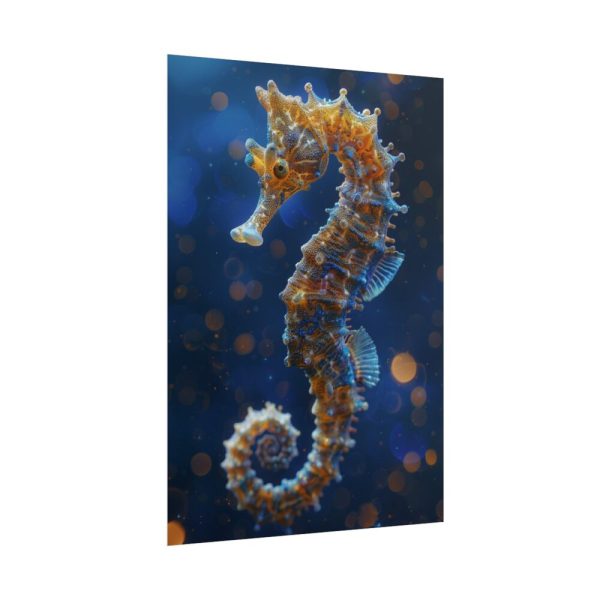 Seahorses in Ocean Water Poster