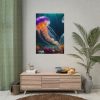 Swimming Jellyfish Poster