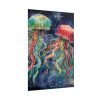 Christmas Jellyfish Nautical Poster