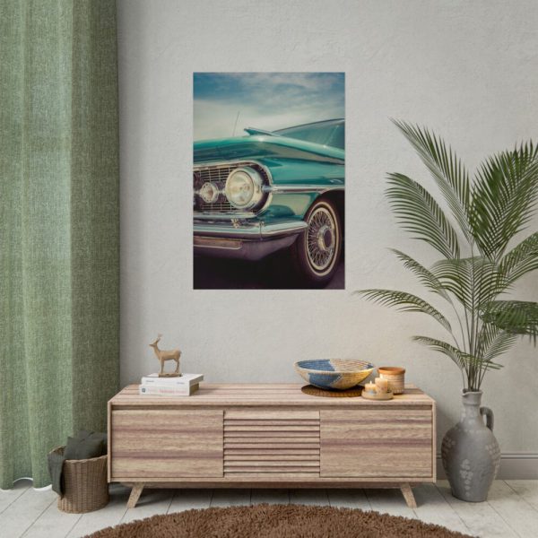 Close Up of a Vintage Car Poster