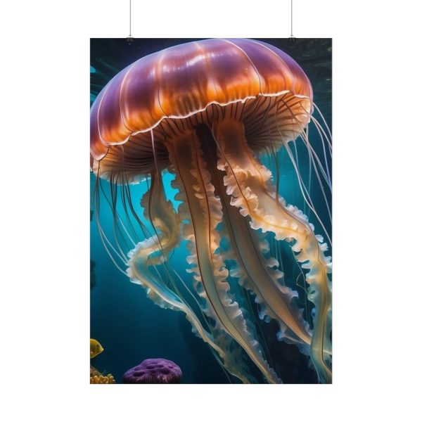 Jellyfish In An Aquarium Poster