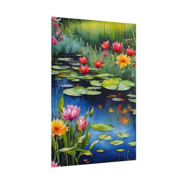 101894-312.jpg Water Lily Flowers Poster