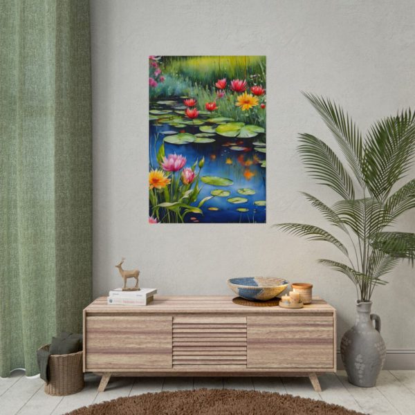 101894-313.jpg Water Lily Flowers Poster
