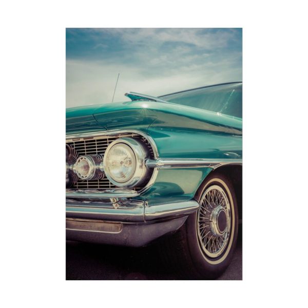 Close Up of a Vintage Car Poster