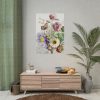 101894-78.jpg Bouquet of Flowers With a Butterfly Poster