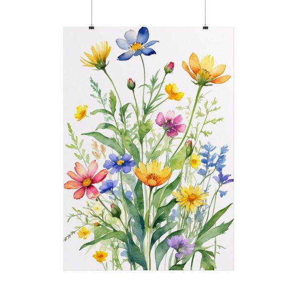 101894-96.jpg Field Of Wildflowers I Poster
