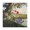 102212-1.jpg Still Life Floral Wildflowers Wreath Standard Canvas