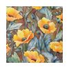102212-29.jpg Saffron Flower Grunge Standard Canvas