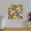 102212-30.jpg Saffron Flower Grunge Standard Canvas
