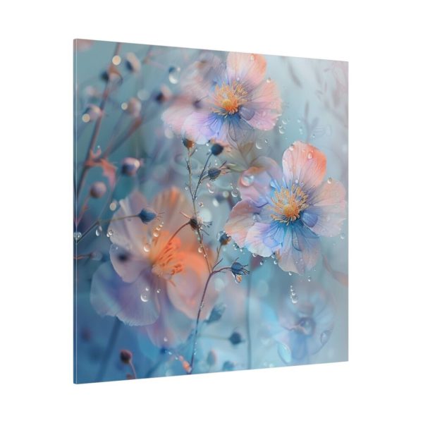 Blue Watercolor Flowers Standard Canvas