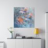 Blue Watercolor Flowers Standard Canvas
