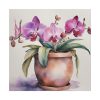102212-53.jpg Orchid Flowers In Pot Standard Canvas