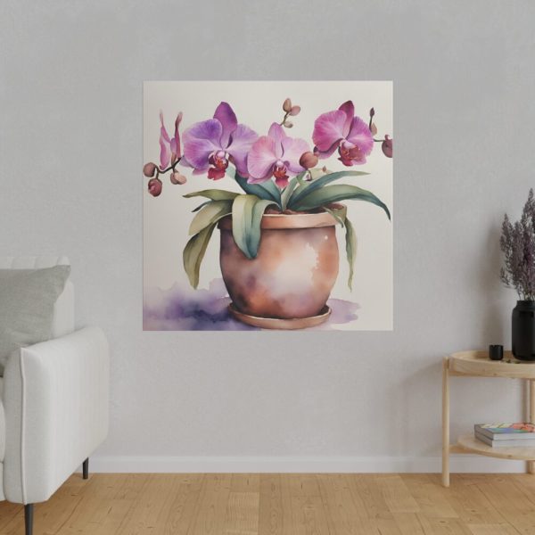102212-54.jpg Orchid Flowers In Pot Standard Canvas
