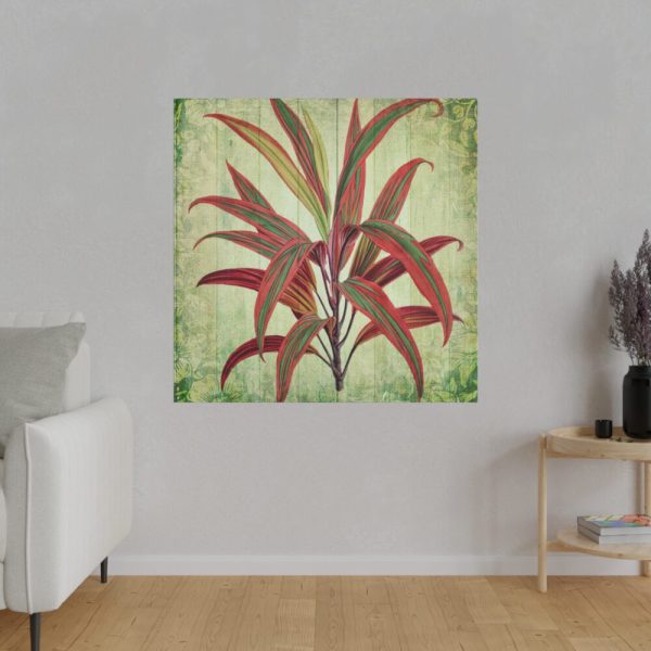 102212-6.jpg Vintage Palm Tree Plant Flower Standard Canvas