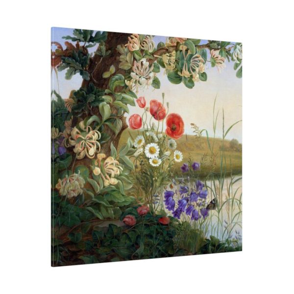 102212.jpg Still Life Floral Wildflowers Wreath Standard Canvas