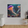 102212-66.jpg Swimming Jellyfish Standard Canvas