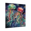 102212-68.jpg Christmas Jellyfish Nautical Standard Canvas