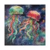 102212-69.jpg Christmas Jellyfish Nautical Standard Canvas