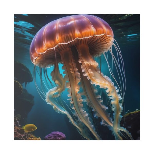 Jellyfish In An Aquarium Standard Canvas