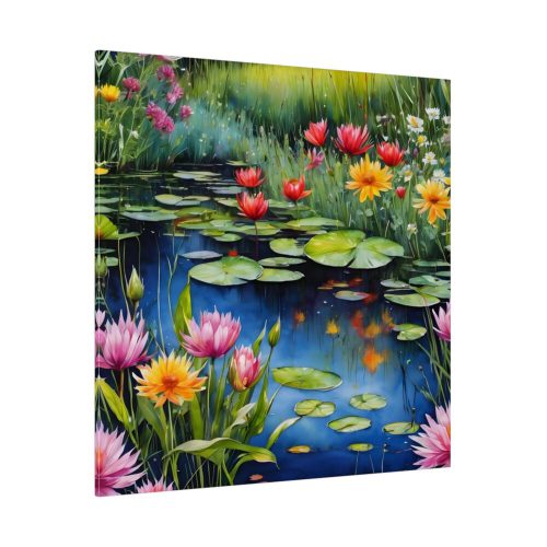 Water Lily Flowers Standard Canvas