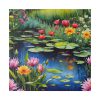 Water Lily Flowers Standard Canvas