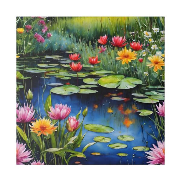 Water Lily Flowers Standard Canvas