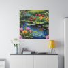 Water Lily Flowers Standard Canvas
