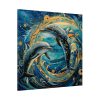 Dolphin Art Print Standard Canvas