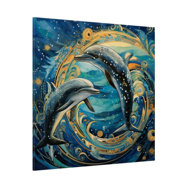 Dolphin Art Print Standard Canvas