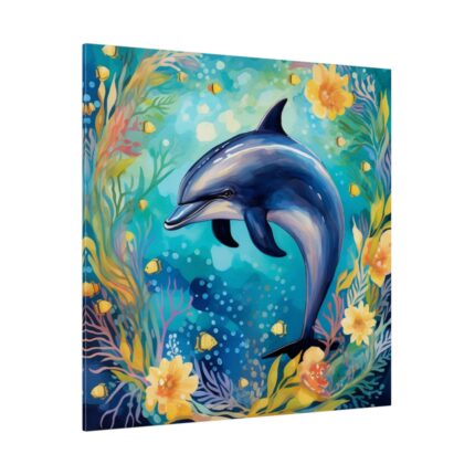 Porpoise Under the Sea Standard Canvas