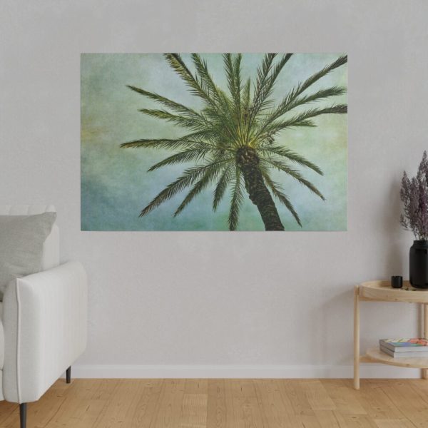 82227-106.jpg Vintage Palm Tree Canopy And Sky Standard Canvas