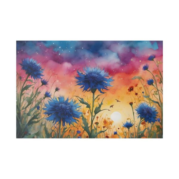 82227-117.jpg Flower Meadow Cornflowers Art Standard Canvas